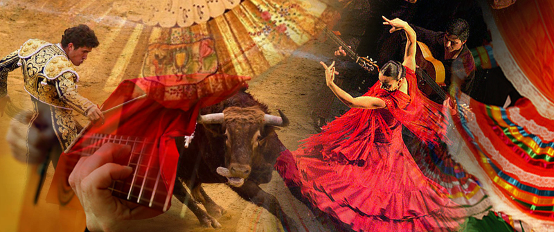 Spanish-Matadors-and-Flaminco-dancer
